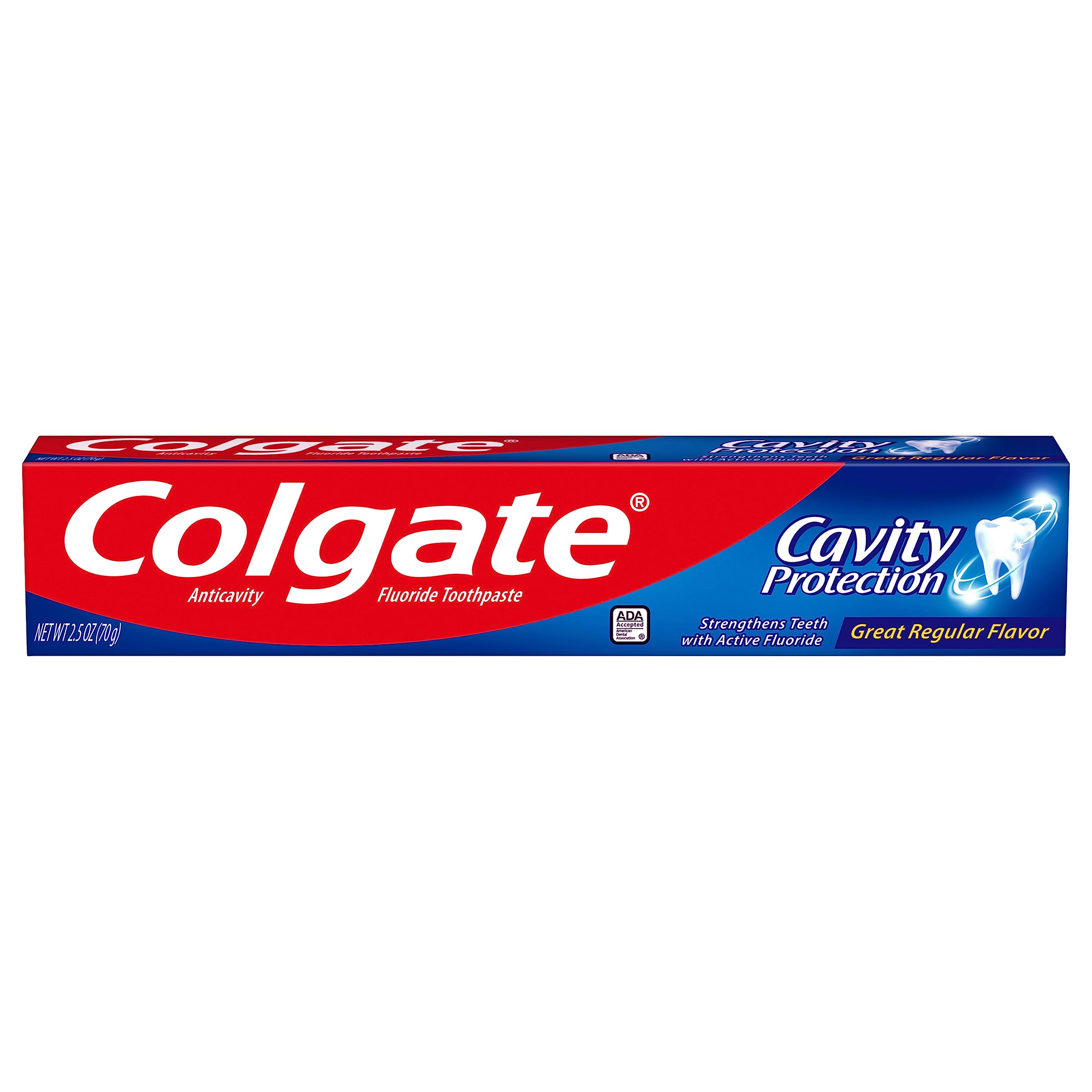 Colgate Cavity Protection Toothpaste with Fluoride by Colgate - Non-toxic, SLOW rated product free from harmful chemicals