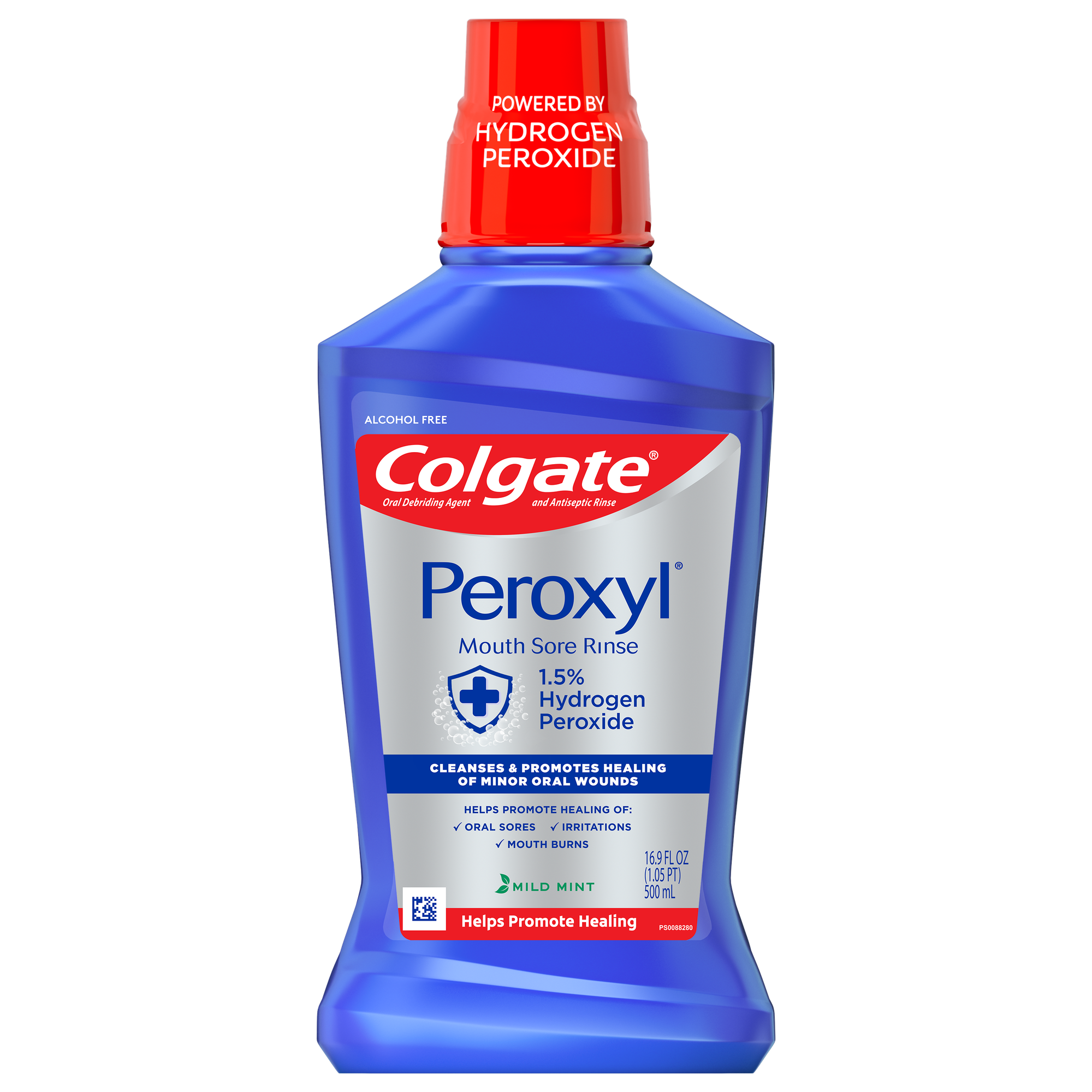 Peroxyl Mouth Sore Rinse – Mild Mint by Colgate - Non-toxic, STOP rated product free from harmful chemicals