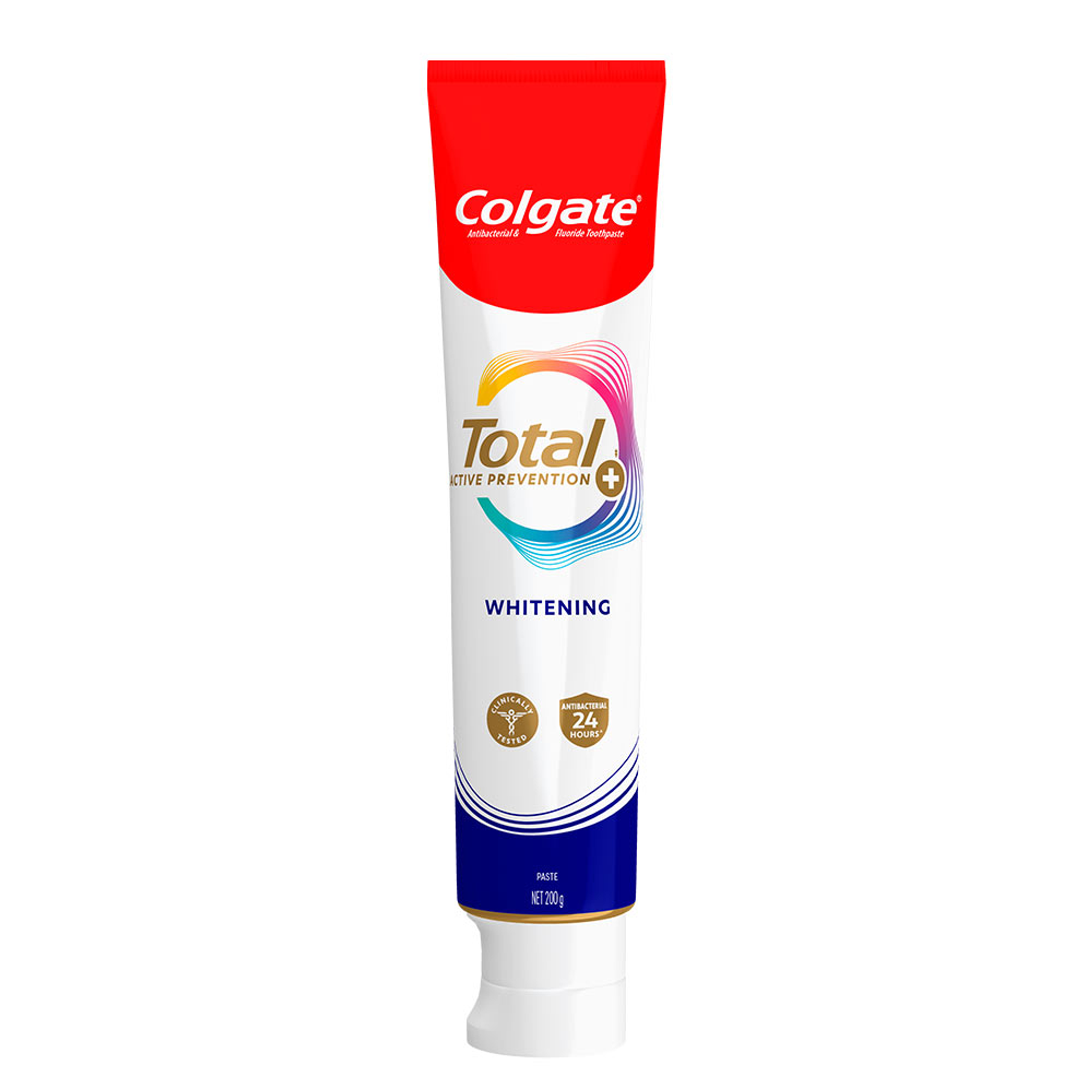 Total Active Prevention Whitening Toothpaste by Colgate - Non-toxic Oral Care product rated STOP by Million Marker, free from BPA, phthalates, and parabens