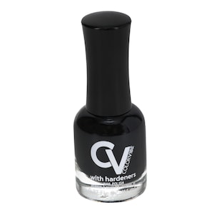 Nail Polish With Hardeners – Back To Black by COLOR VIBE - Non-toxic, STOP rated product free from harmful chemicals