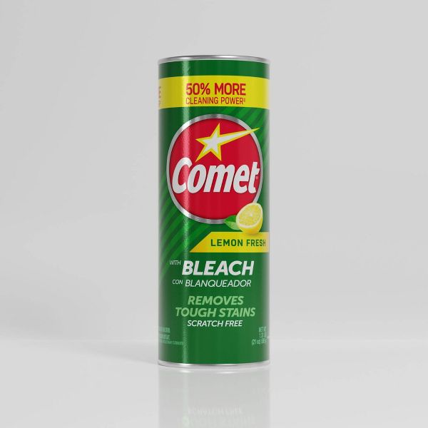 Comet Multipurpose Cleaning Powder with Bleach – Lemon Fresh by Comet - Non-toxic, STOP rated product free from harmful chemicals