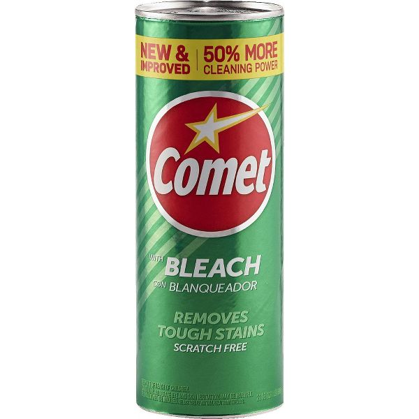 Multipurpose Cleaning Powder with Bleach - Pine by Comet - Non-toxic, STOP rated product free from harmful chemicals