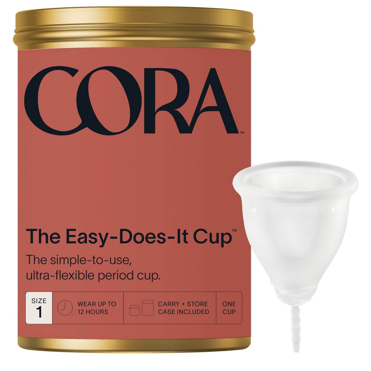 The Easy-Does-It Cup by CORA - Non-toxic, SLOW rated product free from harmful chemicals