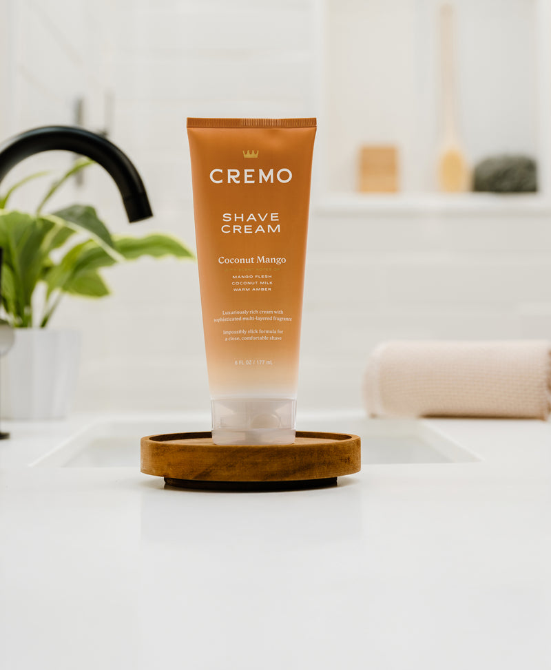 Shave Cream – Coconut Mango by CREMO - Non-toxic, STOP rated product free from harmful chemicals