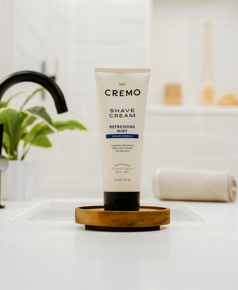 Shave Cream – Refreshing Mint by CREMO - Non-toxic, STOP rated product free from harmful chemicals