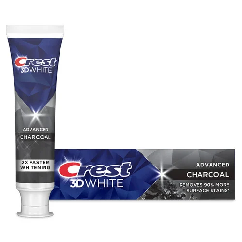 3D White Advanced Charcoal Toothpaste by Crest - Non-toxic, STOP rated product free from harmful chemicals