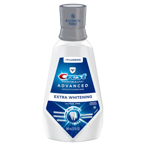 Pro-Health Advanced Extra Whitening Mouthwash by Crest - Non-toxic Oral Care product rated STOP by Million Marker, free from BPA, phthalates, and parabens