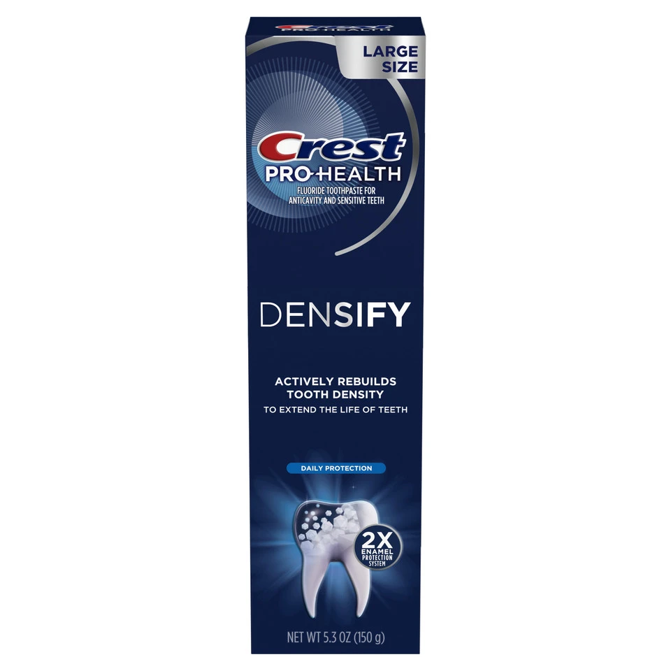 Pro-Health Densify Daily Protection Toothpaste by Crest - Non-toxic Oral Care product rated STOP by Million Marker, free from BPA, phthalates, and parabens