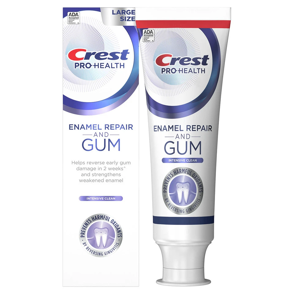 Pro-Health Enamel Repair And Gum Intensive Clean Toothpaste by Crest - Non-toxic Oral Care product rated STOP by Million Marker, free from BPA, phthalates, and parabens