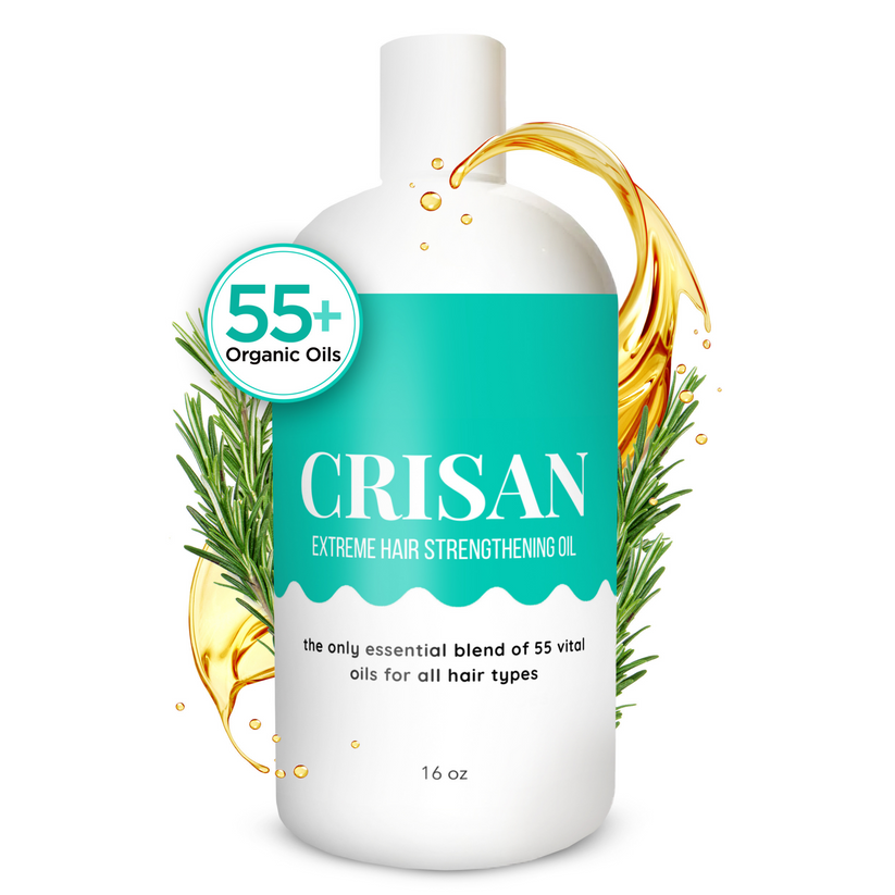 Extreme Hair Strengthening Oil by CRISAN - Non-toxic Hair Styling + Treatment product rated SLOW by Million Marker, free from BPA, phthalates, and parabens