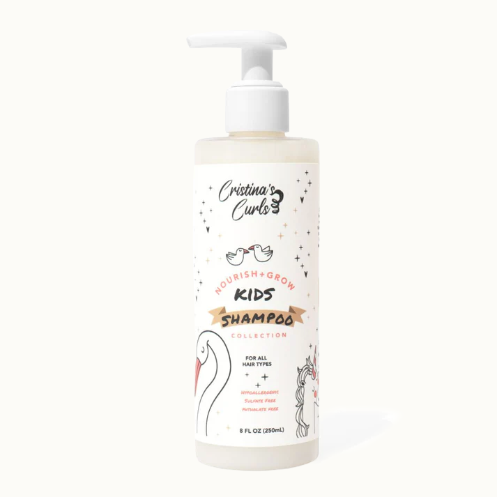 Nourish + Grow Kids Shampoo by Cristina's Curls - Non-toxic, SLOW rated product free from harmful chemicals