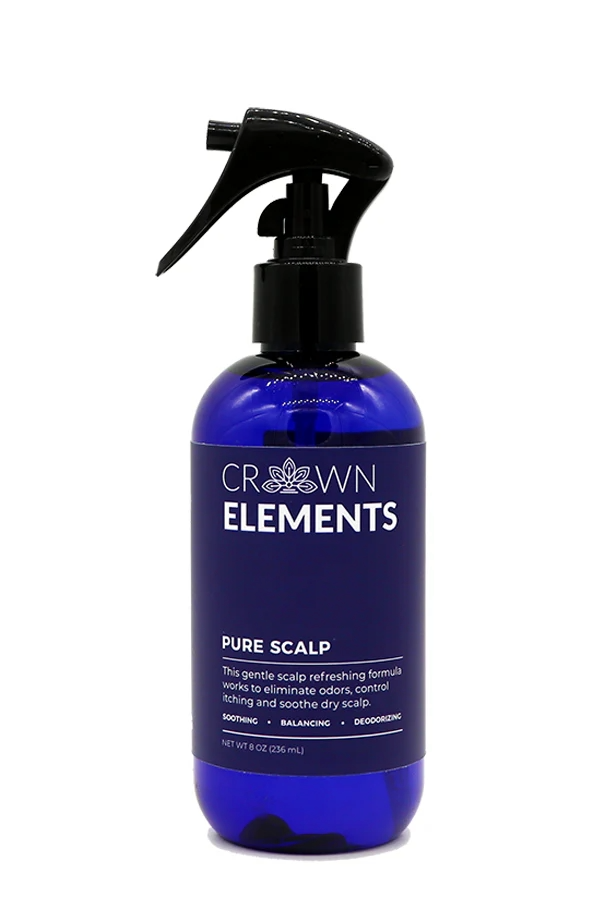 Pure Scalp by Crown Treatments - Non-toxic Hair Styling + Treatment product rated SLOW by Million Marker, free from BPA, phthalates, and parabens