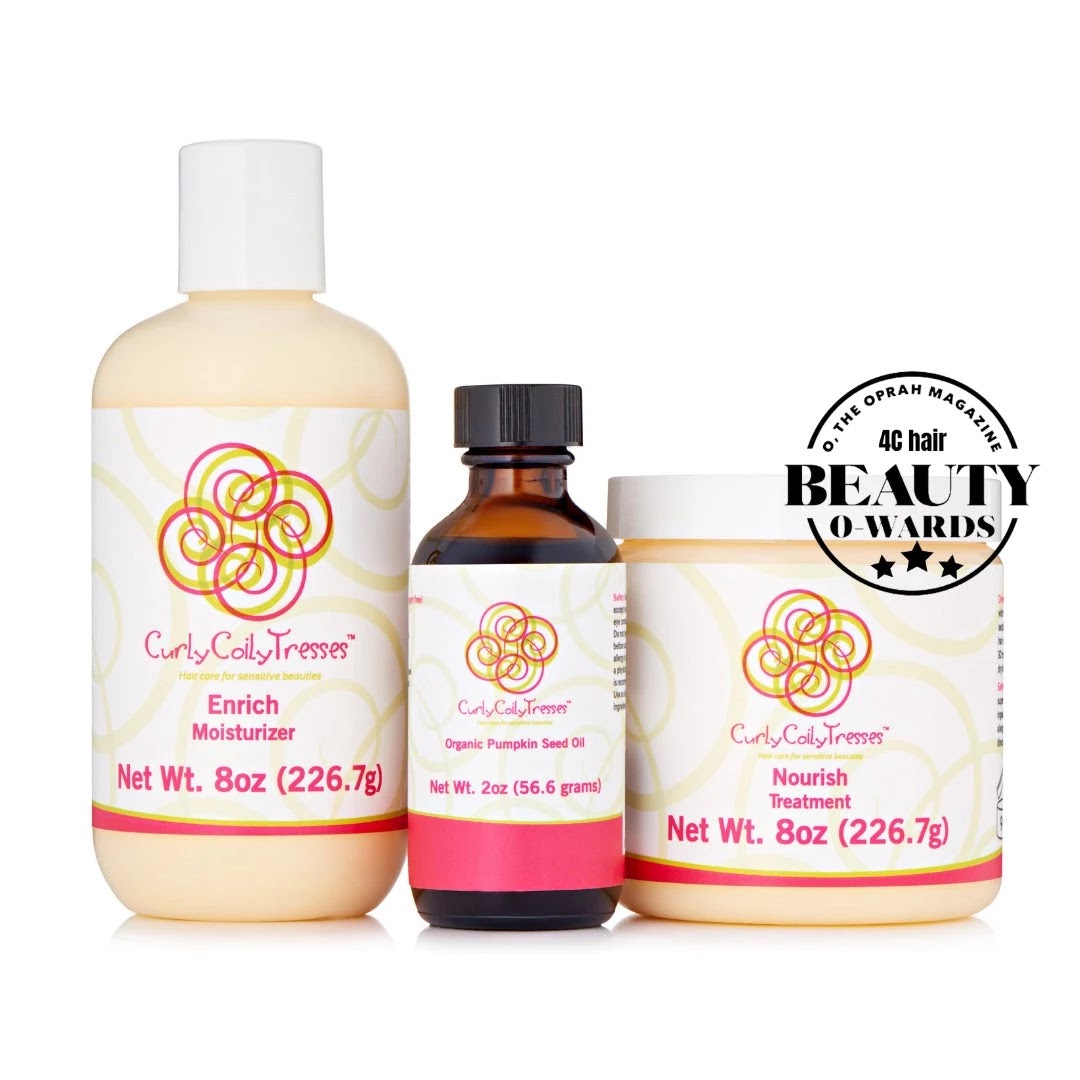 Oprah Daily Award Winning Nourish Treatment Deep Conditioner by CurlyCoilyTresses - Non-toxic, GO rated product free from harmful chemicals