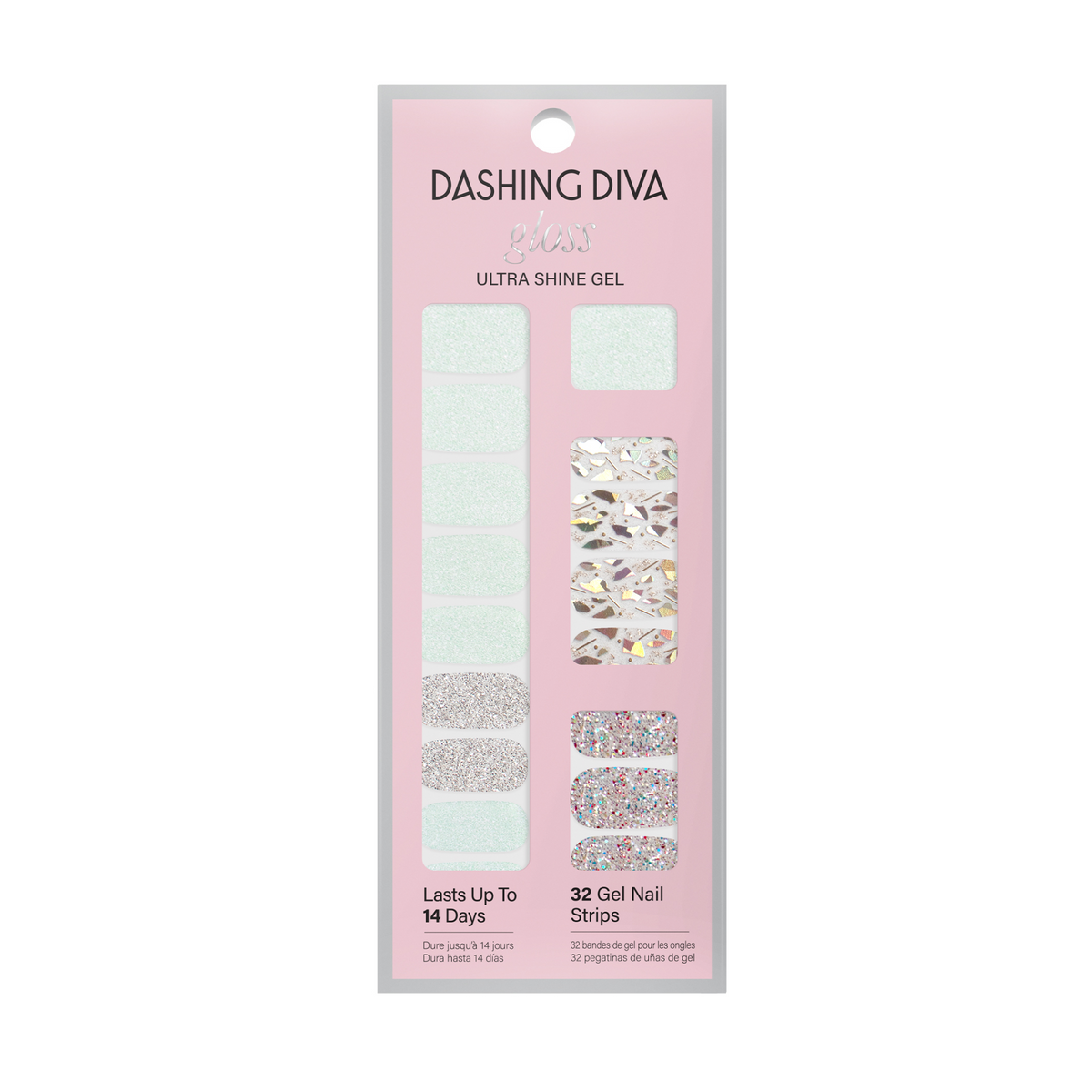 GLOSS Nail Press On - Meteor Shower by DASHING DIVA - Non-toxic, STOP rated product free from harmful chemicals