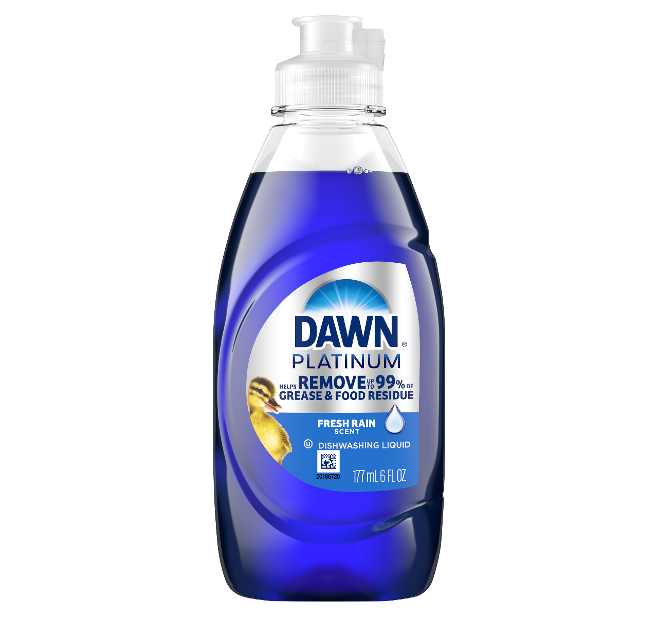 Platinum Dish Soap - Fresh Rain by DAWN - Non-toxic, STOP rated product free from harmful chemicals