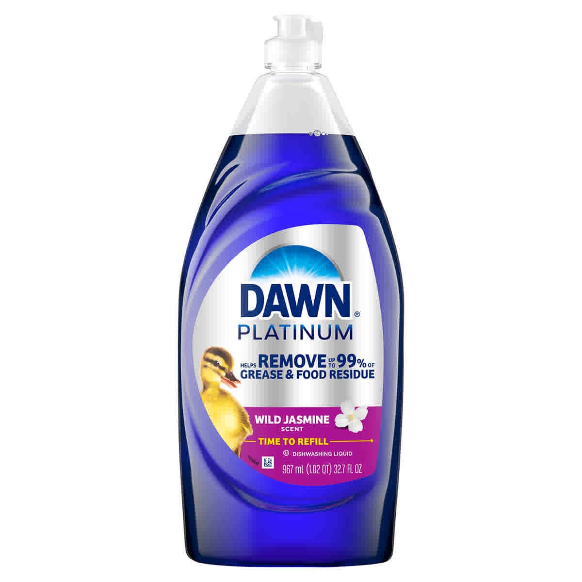 Platinum Dish Soap - Wild Jasmine by DAWN - Non-toxic, STOP rated product free from harmful chemicals