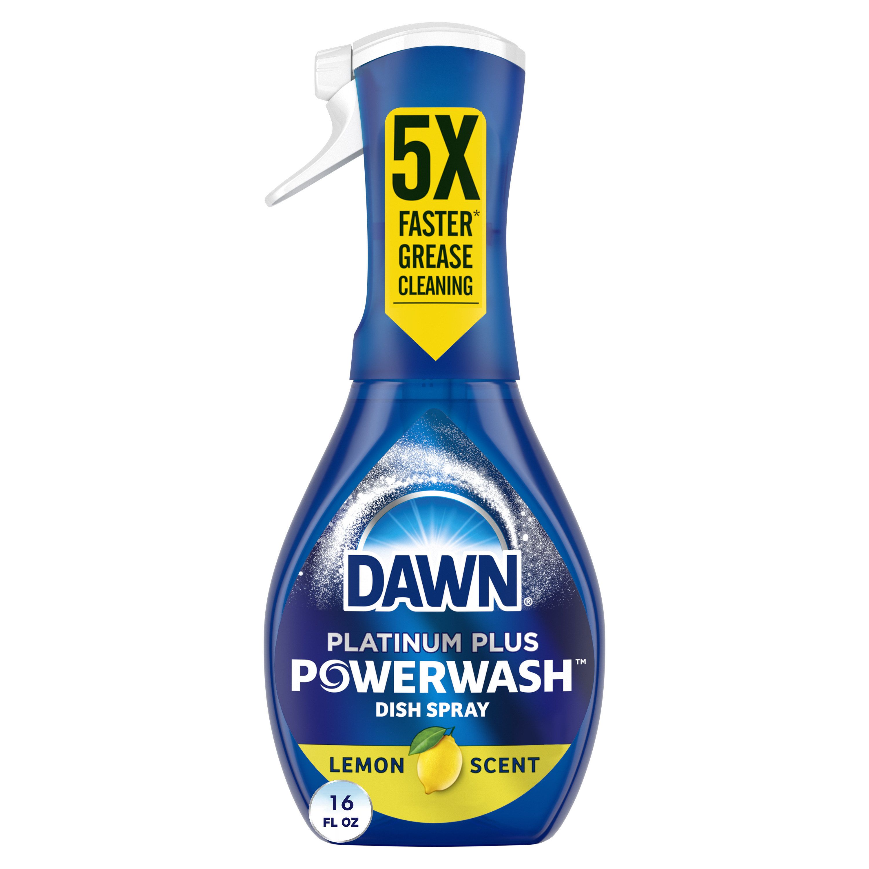 Platinum Powerwash Dish Spray - Lemon by DAWN - Non-toxic, STOP rated product free from harmful chemicals