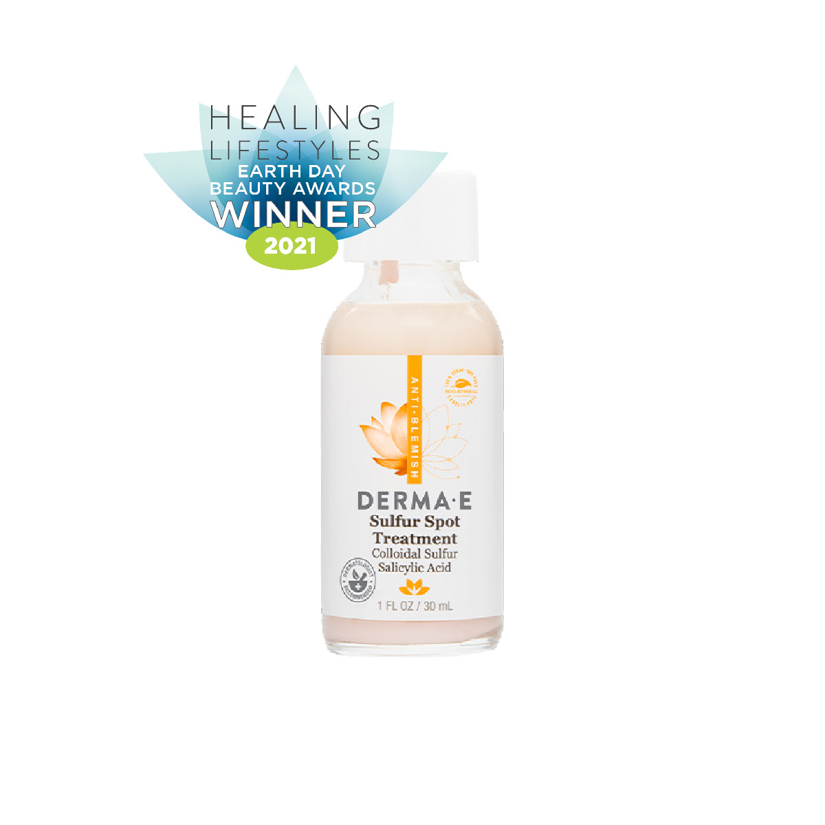 Sulfur Spot Treatment by DERMA•E - Non-toxic, SLOW rated product free from harmful chemicals