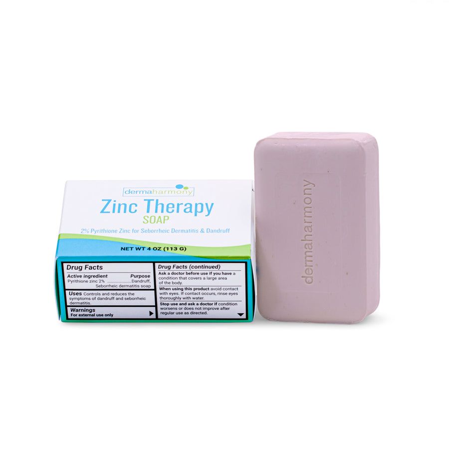 2% Zinc Pyrithione (ZNP BAR) Soap by dermaharmony - Non-toxic Soaps + Body Washes product rated STOP by Million Marker, free from BPA, phthalates, and parabens