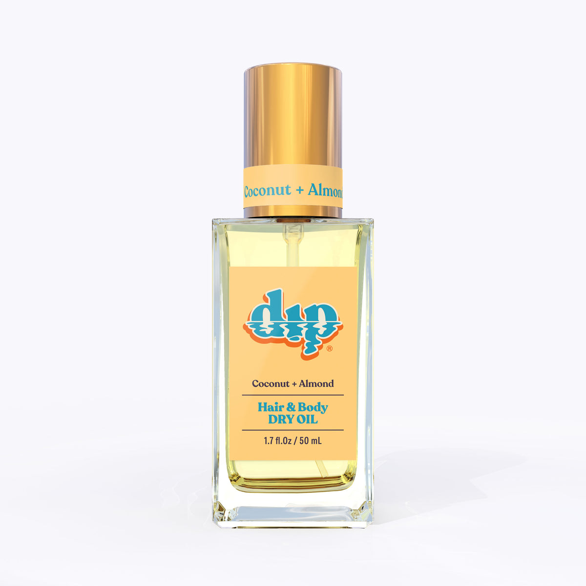 Hair & Body Dry Oil - Coconut & Almond by dip - Non-toxic, STOP rated product free from harmful chemicals