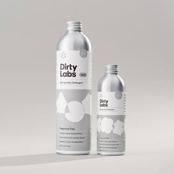 Bio Enzyme Laundry Detergent - Free & Clear by Dirty Labs - Non-toxic, GO rated product free from harmful chemicals