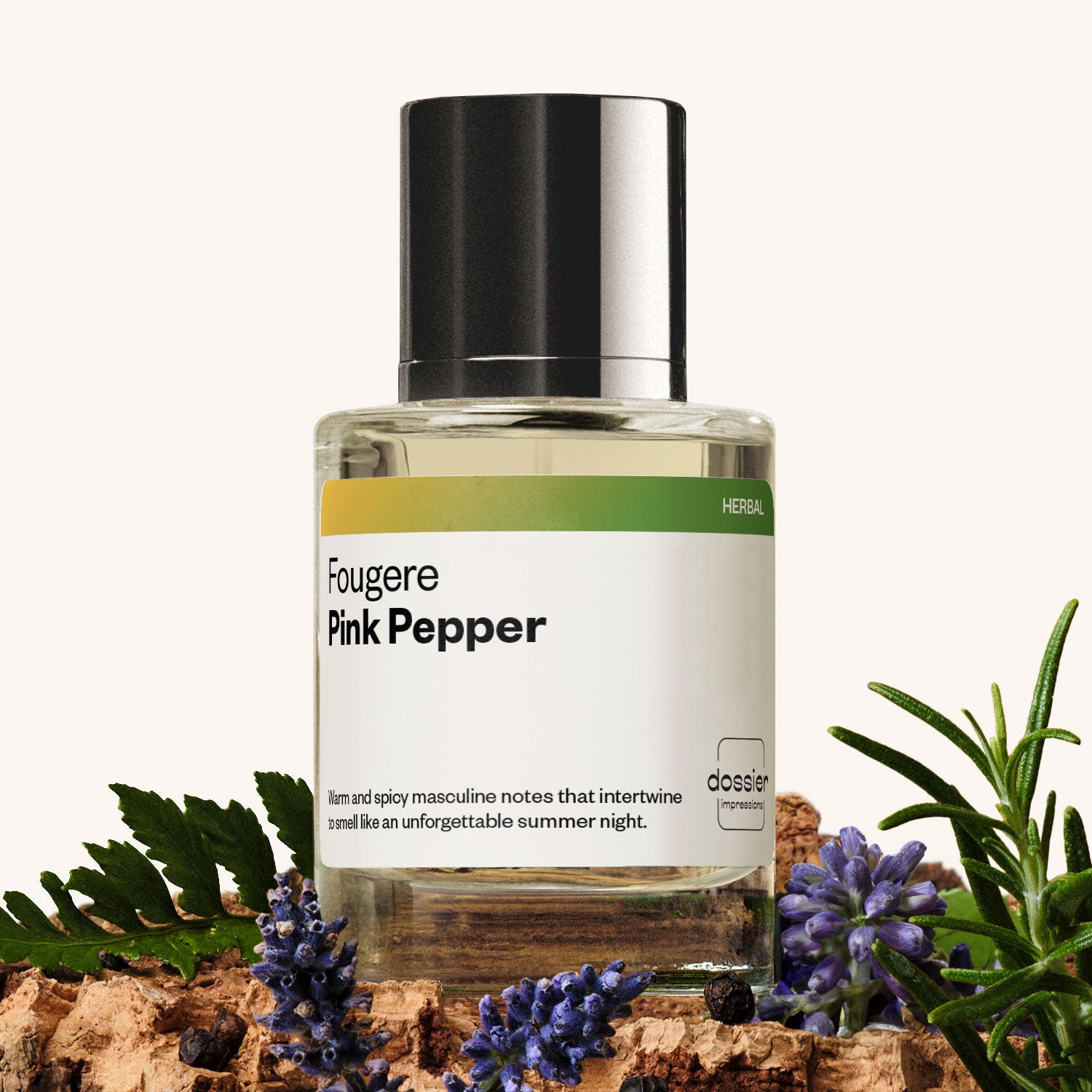 Fougere Pink Pepper Eau de Parfum by dossier - Non-toxic, STOP rated product free from harmful chemicals