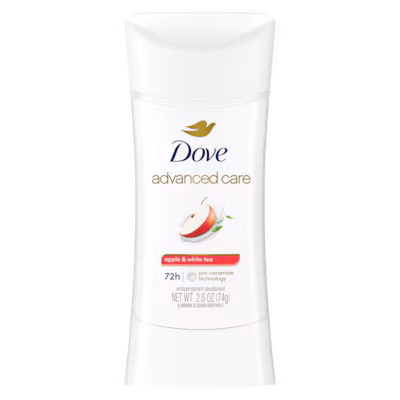 Advanced Care Antiperspirant - Apple & White Tea by Dove - Non-toxic Deodorants product rated STOP by Million Marker, free from BPA, phthalates, and parabens