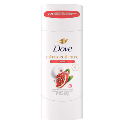 Advanced Care Antiperspirant Deodorant Stick - Pomegranate by Dove - Non-toxic Deodorants product rated STOP by Million Marker, free from BPA, phthalates, and parabens
