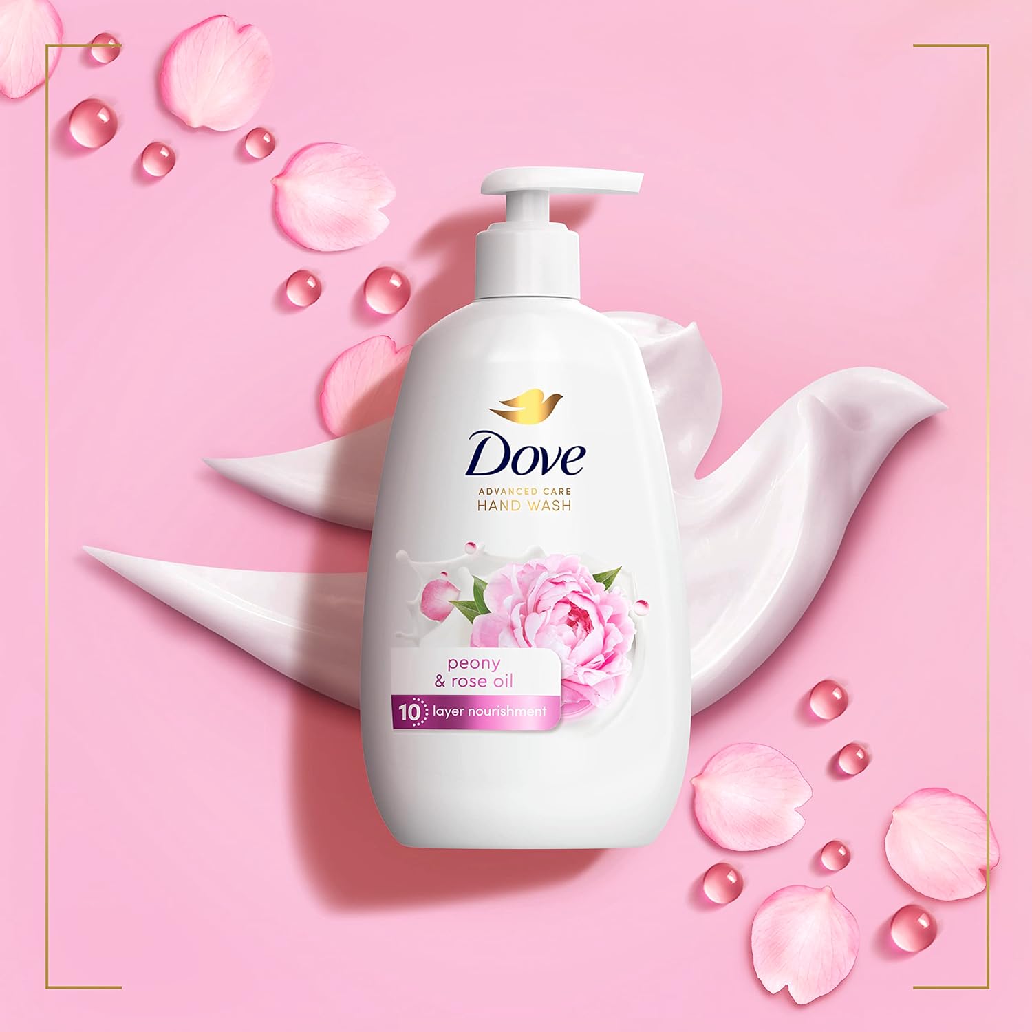 Advanced Care Hand Wash – Peony & Rose Oil by Dove - Non-toxic Soaps + Body Washes product rated STOP by Million Marker, free from BPA, phthalates, and parabens