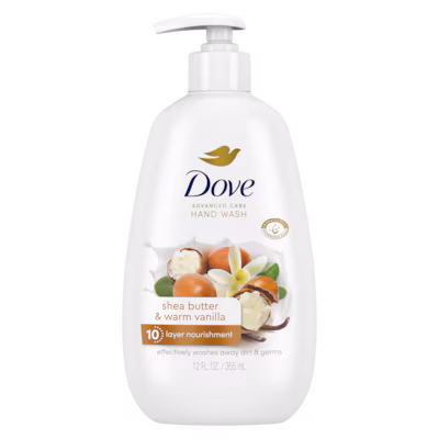 Advanced Care Hand Wash - Shea Butter & Warm Vanilla by Dove - Non-toxic Soaps + Body Washes product rated STOP by Million Marker, free from BPA, phthalates, and parabens