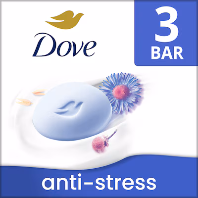 Anti-Stress Beauty Bar - Blue Chamomile & Oat Milk by Dove - Non-toxic Soaps + Body Washes product rated STOP by Million Marker, free from BPA, phthalates, and parabens