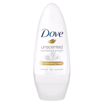 Antiperspirant Roll-On - Unscented by Dove - Non-toxic Deodorants product rated STOP by Million Marker, free from BPA, phthalates, and parabens
