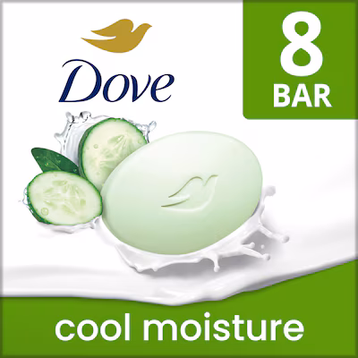 Beauty Bar - Cool Moisture by Dove - Non-toxic Soaps + Body Washes product rated STOP by Million Marker, free from BPA, phthalates, and parabens