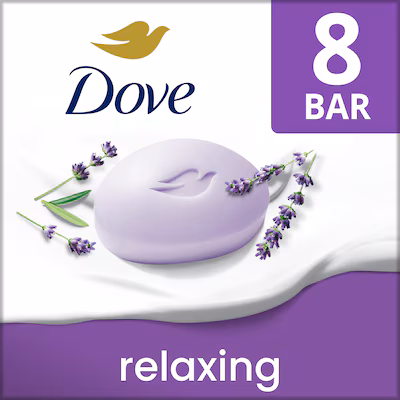 Beauty Bar - Relaxing Lavender by Dove - Non-toxic Soaps + Body Washes product rated STOP by Million Marker, free from BPA, phthalates, and parabens