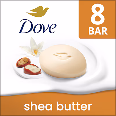 Beauty Bar - Shea Butter by Dove - Non-toxic Soaps + Body Washes product rated STOP by Million Marker, free from BPA, phthalates, and parabens