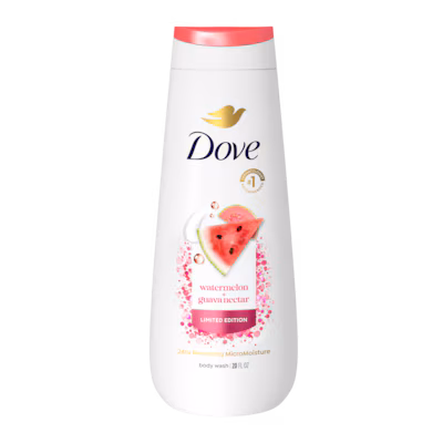 Body Wash - Watermelon & Guava Nectar by Dove - Non-toxic Soaps + Body Washes product rated STOP by Million Marker, free from BPA, phthalates, and parabens