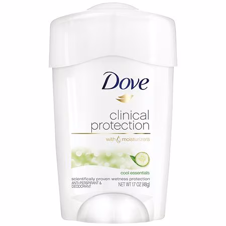 Clinical Protection Antiperspirant - Cool Essentials by Dove - Non-toxic Deodorants product rated STOP by Million Marker, free from BPA, phthalates, and parabens