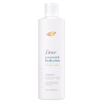 Damage Therapy Coconut & Hydration Shampoo by Dove - Non-toxic Shampoos + Conditioners product rated STOP by Million Marker, free from BPA, phthalates, and parabens