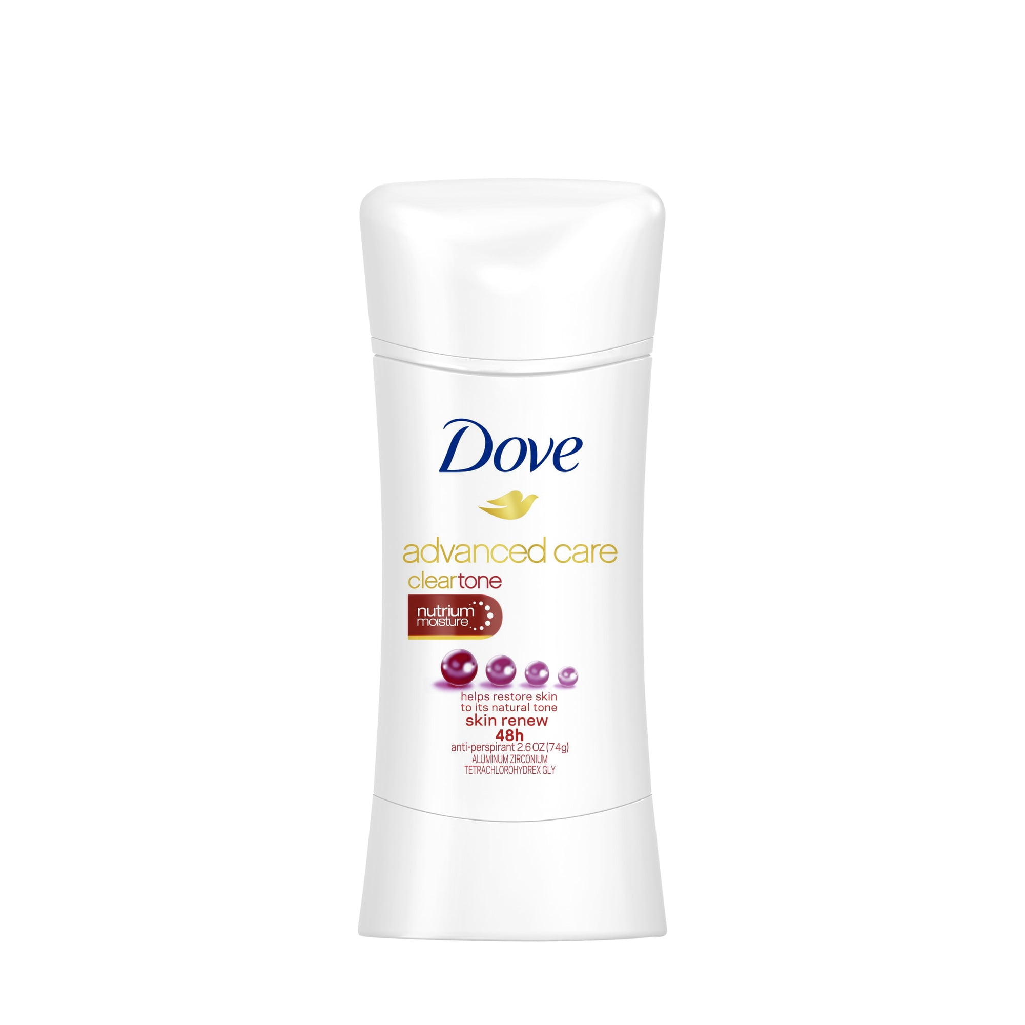 Deodorant Advanced Care Clear Tone Skin Renew by Dove - Non-toxic Deodorants product rated STOP by Million Marker, free from BPA, phthalates, and parabens