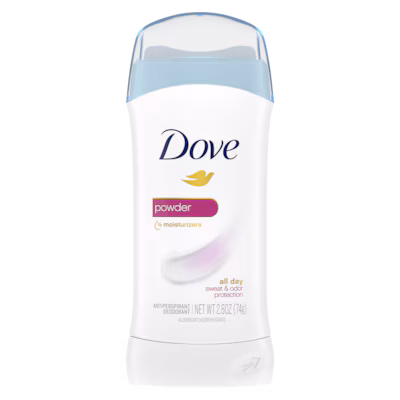 Deodorant - Powder by Dove - Non-toxic Deodorants product rated STOP by Million Marker, free from BPA, phthalates, and parabens