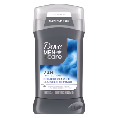 Men+Care 72H Protection Antiperspirant Deodorant - Midnight Classico by Dove - Non-toxic Deodorants product rated STOP by Million Marker, free from BPA, phthalates, and parabens