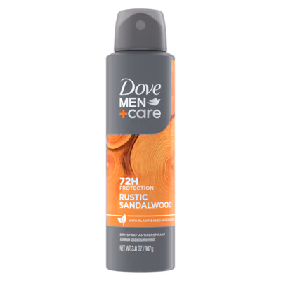Men+Care Aluminum Free Deodorant Spray - Sandalwood + Orange by Dove - Non-toxic Deodorants product rated STOP by Million Marker, free from BPA, phthalates, and parabens