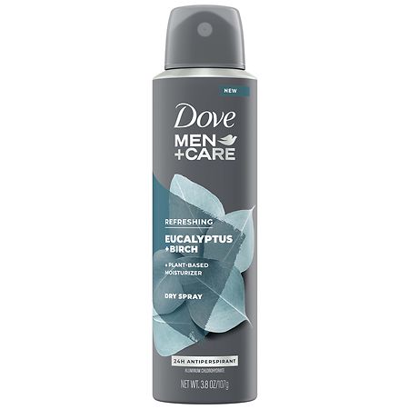 Men+Care Deodorant Spray – Eucalyptus + Birch by Dove - Non-toxic Deodorants product rated STOP by Million Marker, free from BPA, phthalates, and parabens