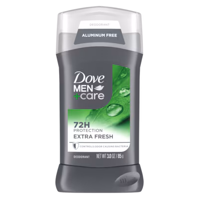 Men+Care Extra Fresh Aluminum-free Deodorant Stick by Dove - Non-toxic Deodorants product rated STOP by Million Marker, free from BPA, phthalates, and parabens