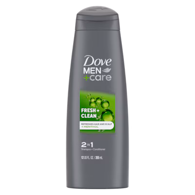 Men+Care Fortifying 2-In-1 Shampoo and Conditioner - Fresh and Clean by Dove - Non-toxic, STOP rated product free from harmful chemicals