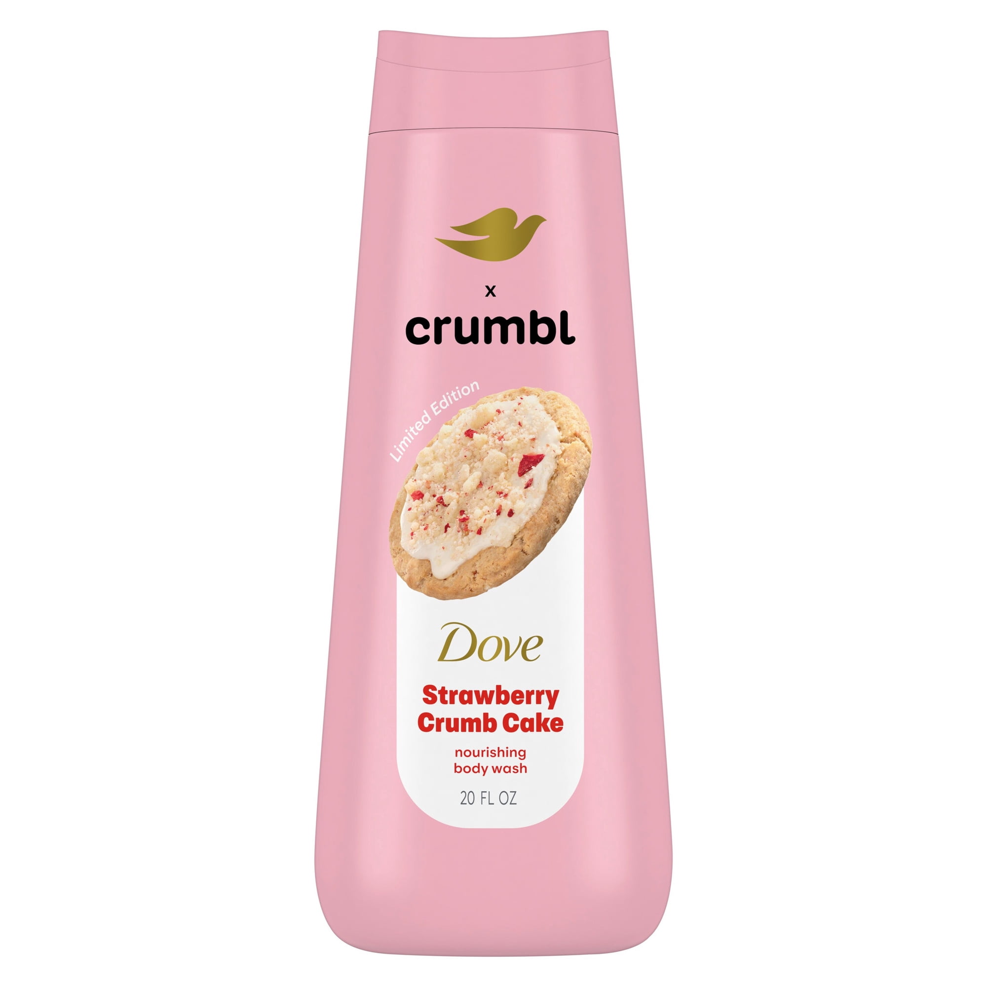 Nourishing Body Wash – Crumbl Strawberry Crumb Cake by Dove - Non-toxic Soaps + Body Washes product rated STOP by Million Marker, free from BPA, phthalates, and parabens