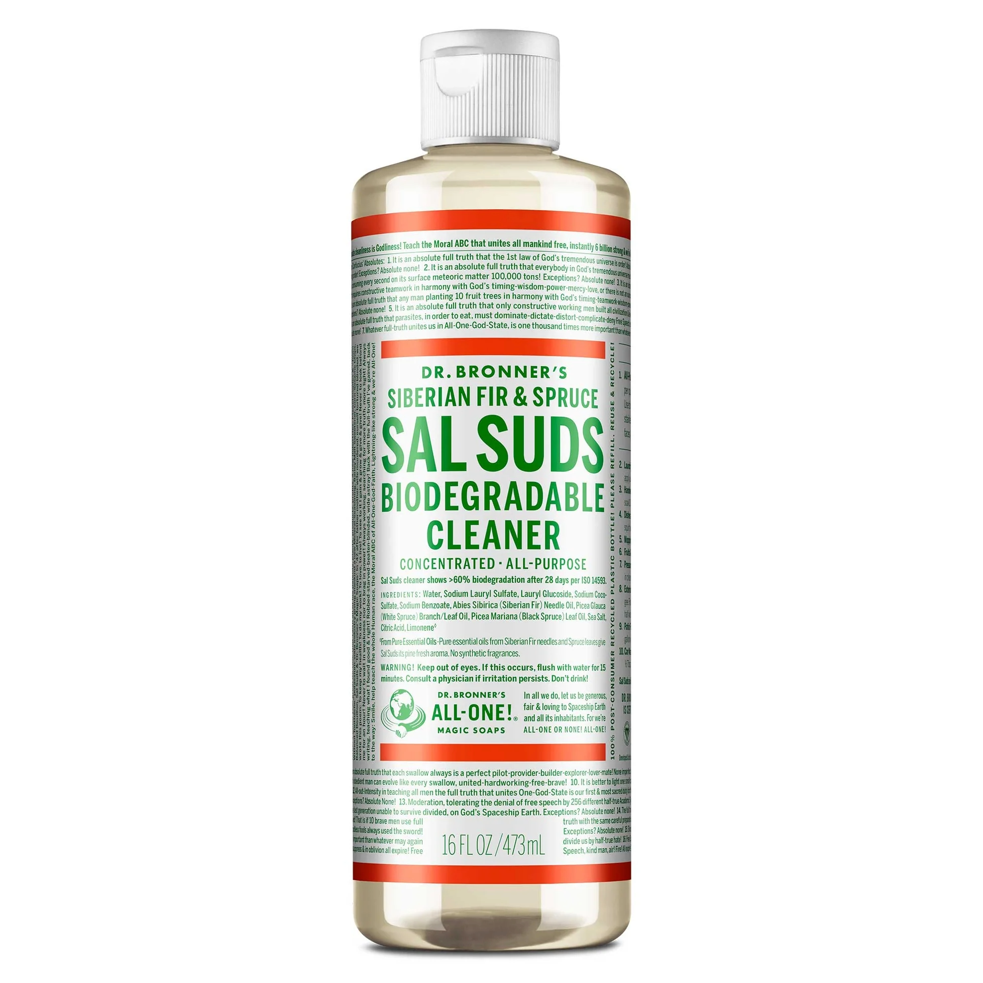 Dr. Bronner's Sal Suds Biodegradable Cleaner
