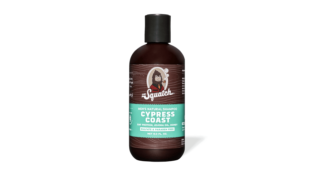 Men's Natural Shampoo - Cypress Coast by DR. Squatch - Non-toxic, SLOW rated product free from harmful chemicals