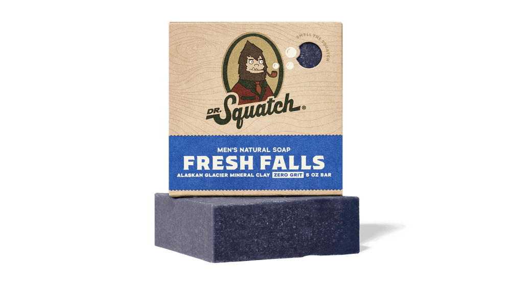 Men's Natural Soap - Fresh Falls by DR. Squatch - Non-toxic, SLOW rated product free from harmful chemicals