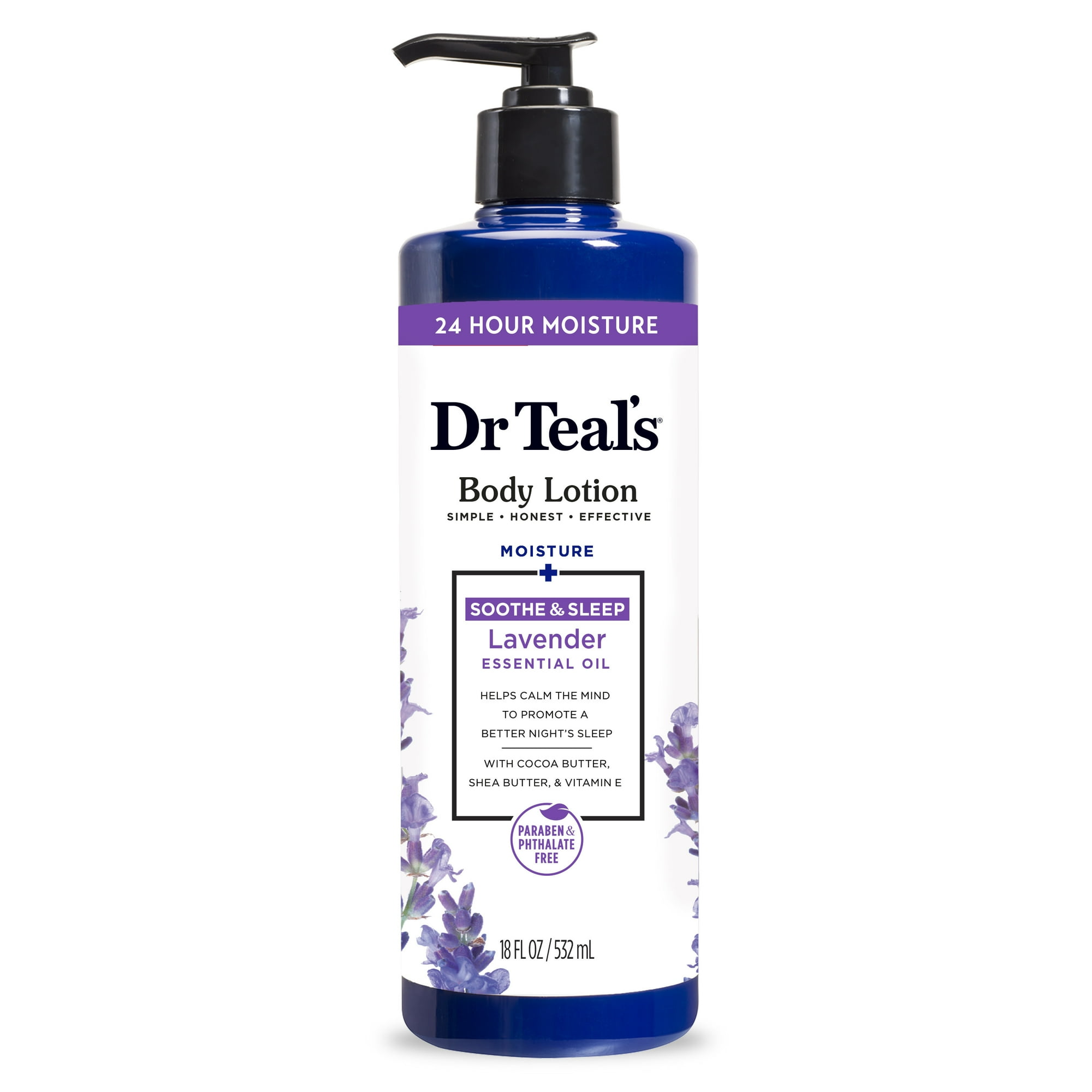 Body Lotion - Soothe & Sleep by Dr Teal's - Non-toxic, STOP rated product free from harmful chemicals